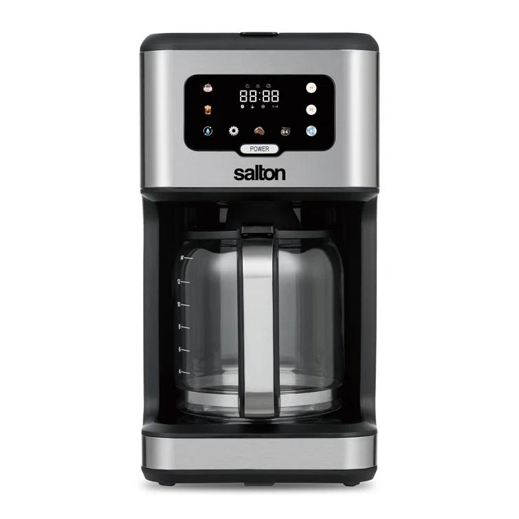 Salton Stainless Steel Digital Coffee Maker - 14 Cup
