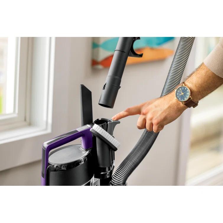 BISSELL 3437 BISSELL CleanView Compact Turbo Upright Vacuum with Quick Release Wand, Full Size Power, Compact Size for Apartments & Dorms, 3437