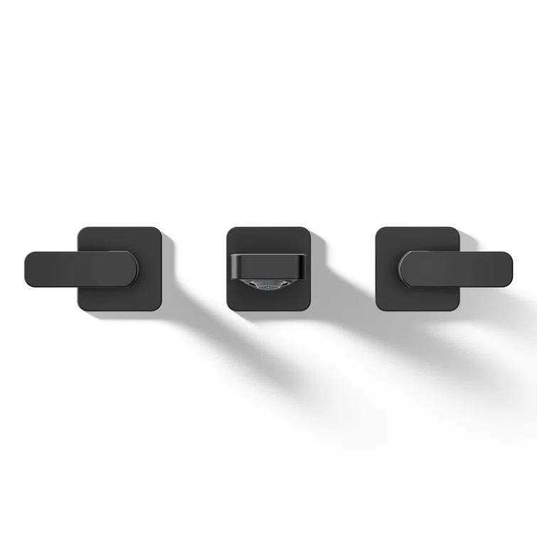 Parallel Wall-Mount Bathroom Sink Faucet Trim