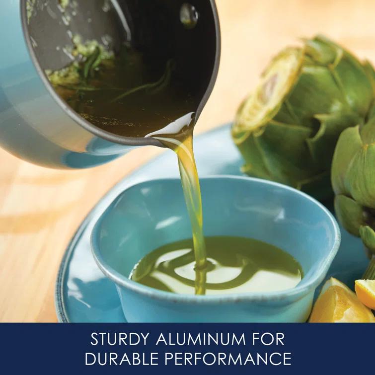 Rachael Ray Cucina Hard Enamel 0.75 qt. Nonstick Butter Warmer