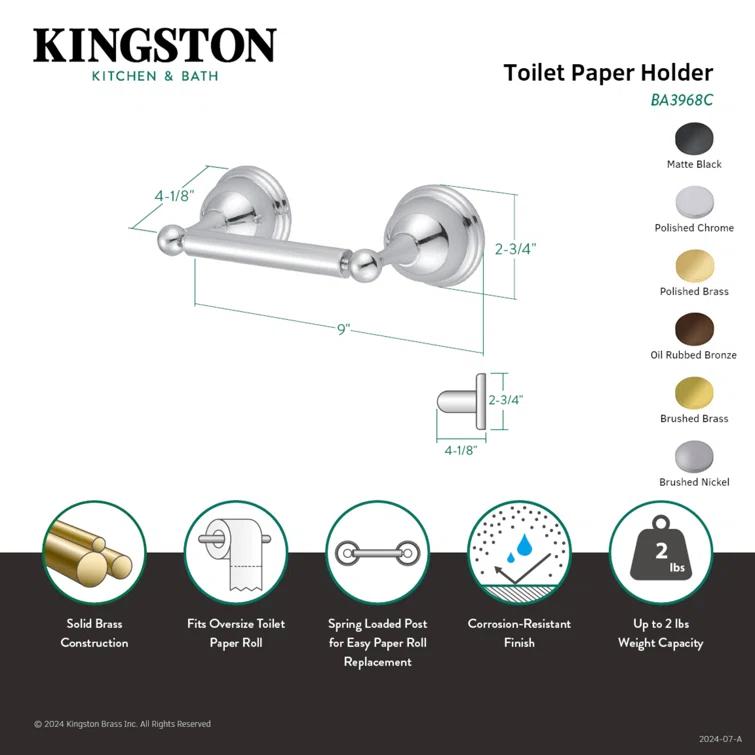 Kingston Brass Restoration Toilet Paper Holder