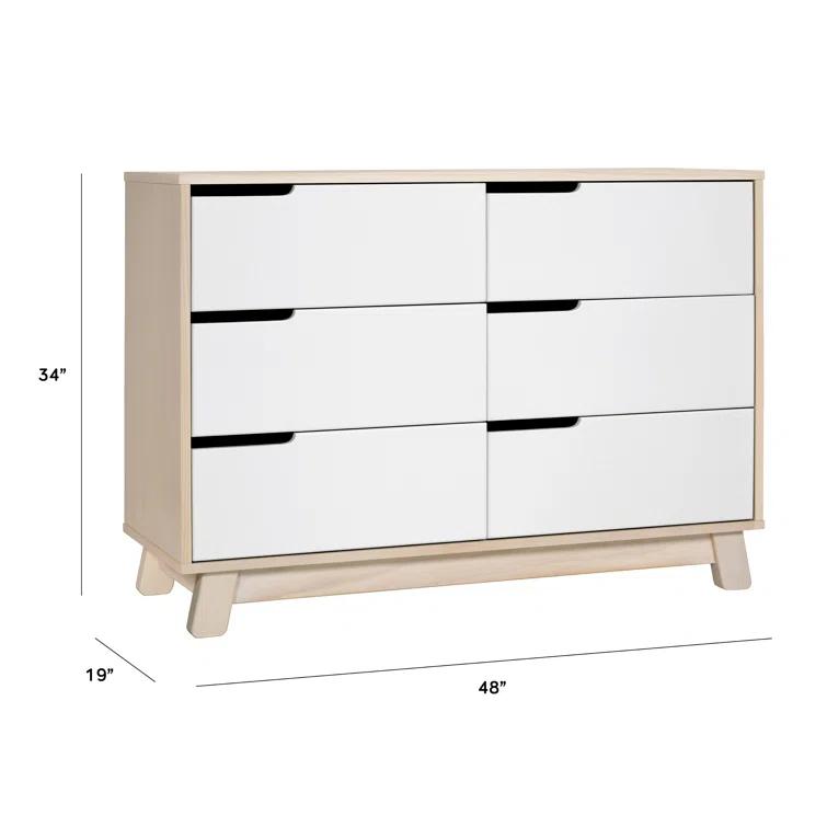 Hudson 6 Drawer 48" W Double Dresser