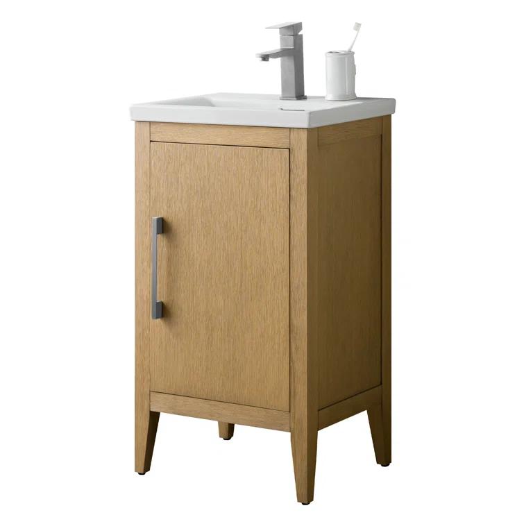 20'' Single Bathroom Vanity with Ceramic Top