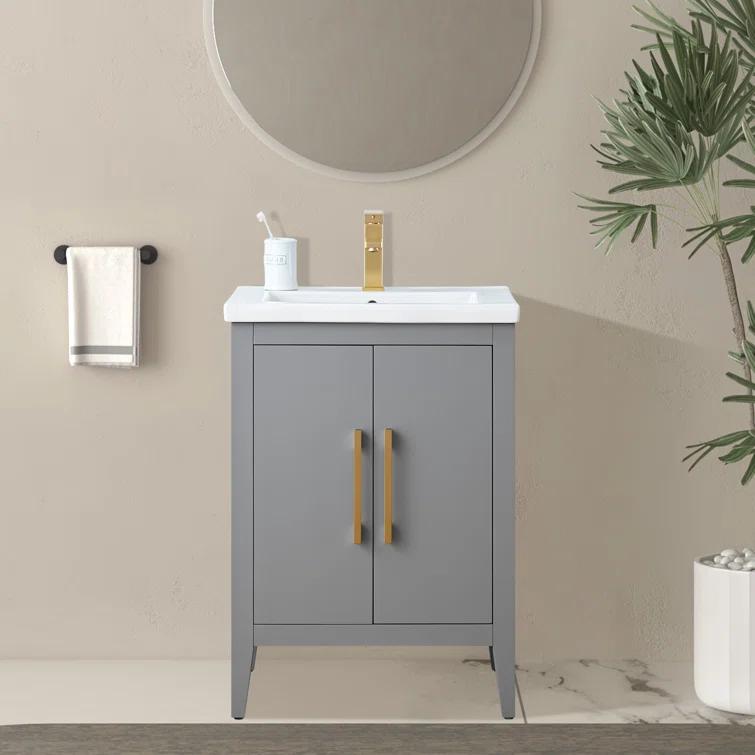 24" Single Bathroom Vanity Set