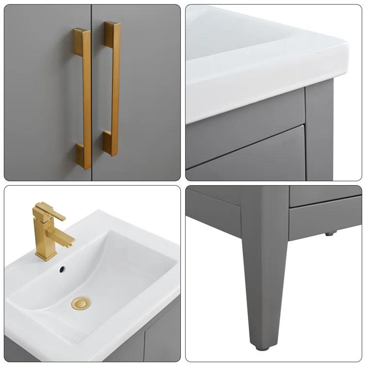24" Single Bathroom Vanity Set