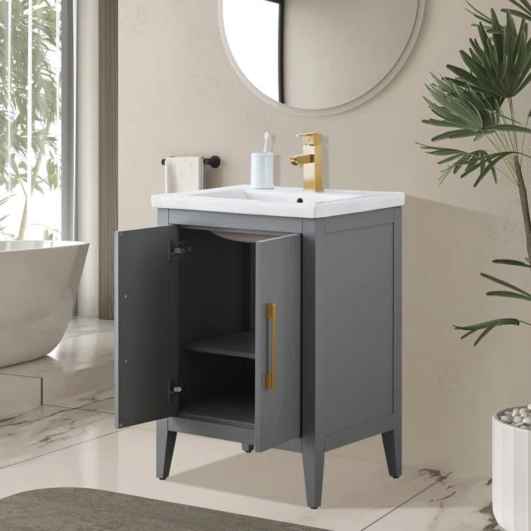 24" Single Bathroom Vanity Set