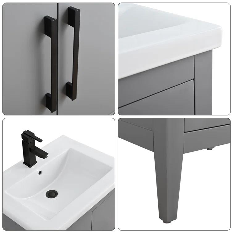 24" Single Bathroom Vanity Set