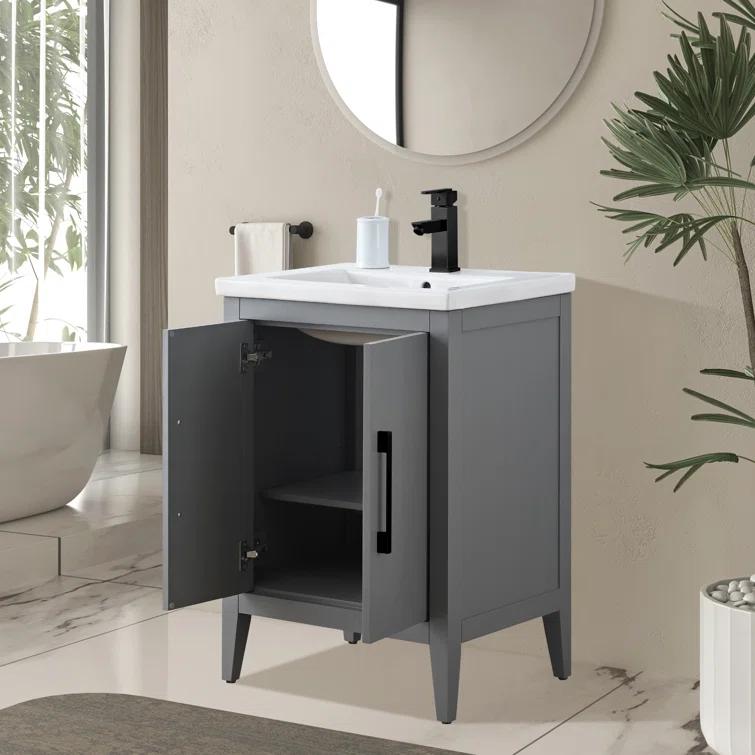 24" Single Bathroom Vanity Set