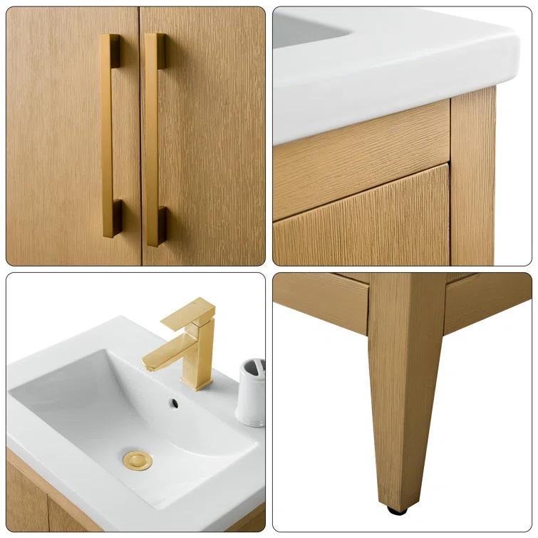 24" Single Bathroom Vanity Set