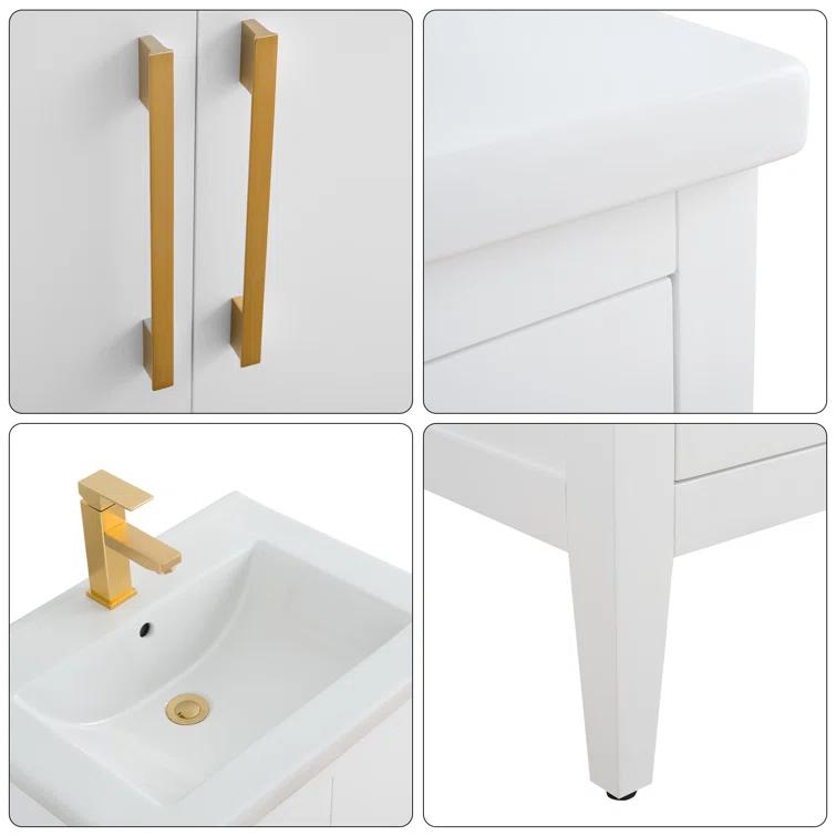 24" Single Bathroom Vanity Set