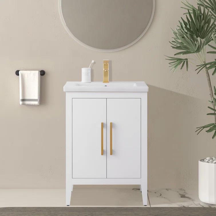 24" Single Bathroom Vanity Set