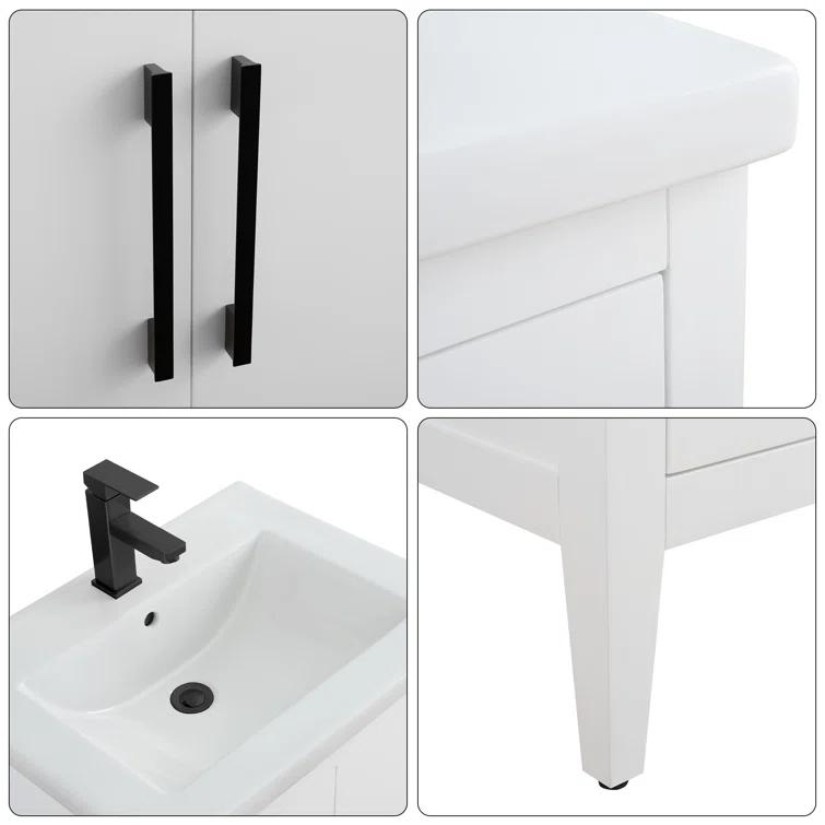 24" Single Bathroom Vanity Set