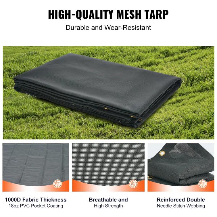 VEVOR 1'' Polyester Cover Retractable Trailer Awning