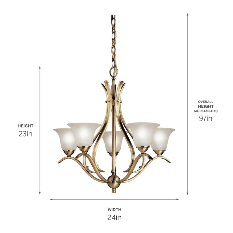 Dover 9 - Light Dimmable Classic / Traditional Chandelier