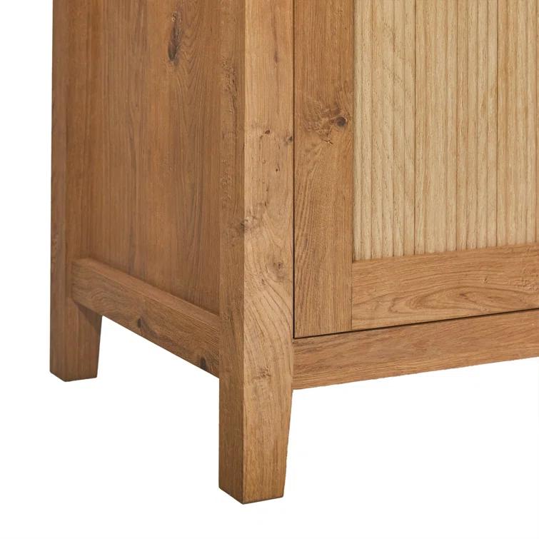 Eilisha Modern Reeded Sideboard with Arched Doors