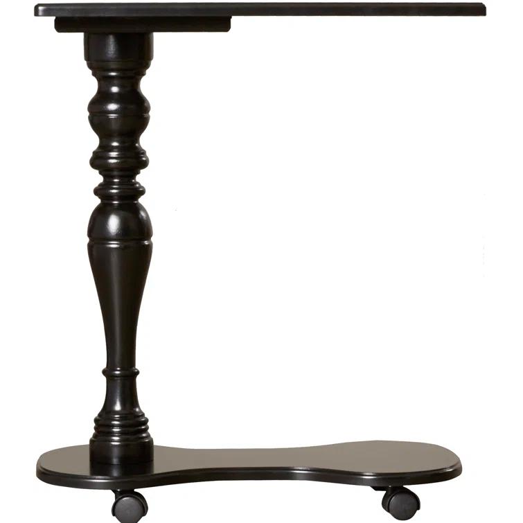 Black Licorice Birch Veneer Mobile Tray Table