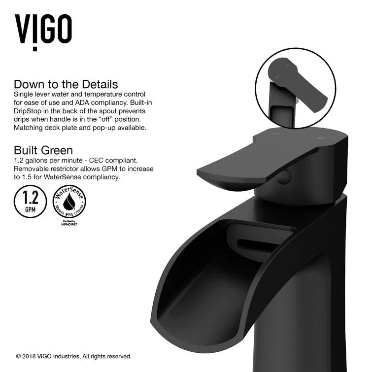 Paloma Single Hole Bathroom Faucet