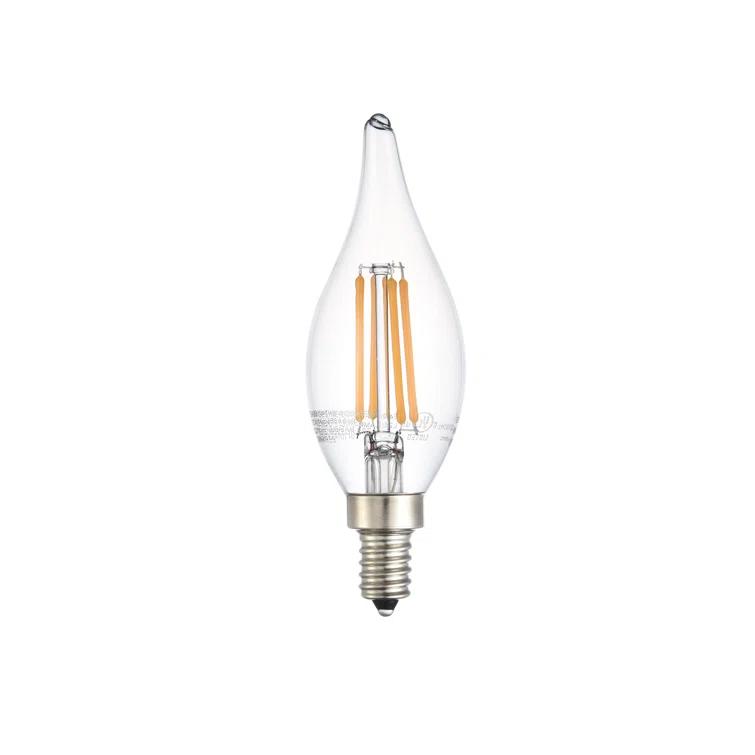 Elegant Lighting E12LED106-10PK 6W (60 Watt Equivalent) E12 Dimmable LED Candle Light Bulb (Set of 10)