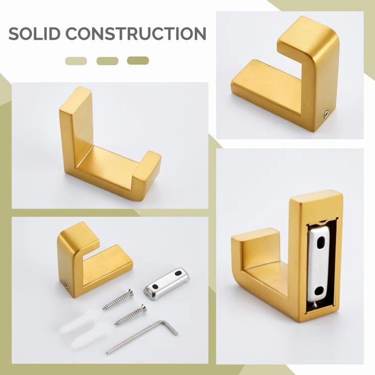 Stainless Steel Bathroom Wall Mounting Robe Hook