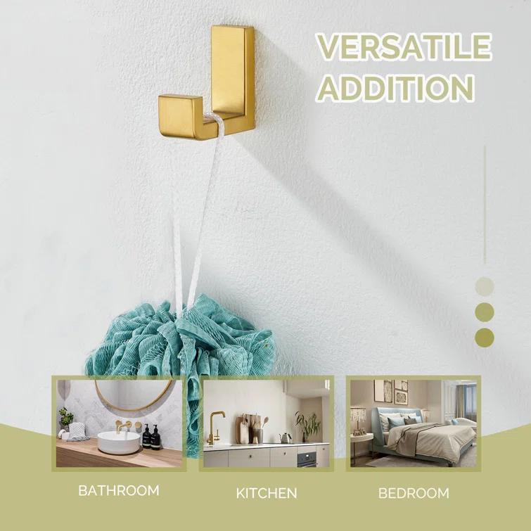 Stainless Steel Bathroom Wall Mounting Robe Hook