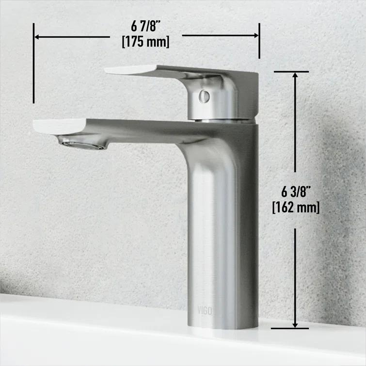 Davidson 6" H Single Handle Single Hole Bathroom Faucet
