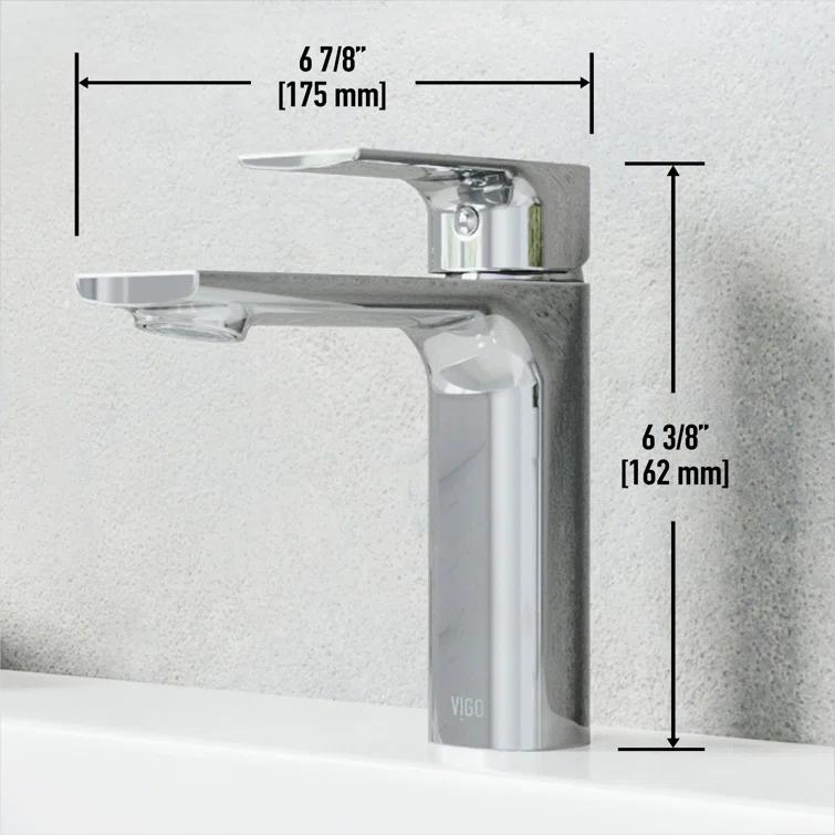 Davidson 6" H Single Handle Single Hole Bathroom Faucet
