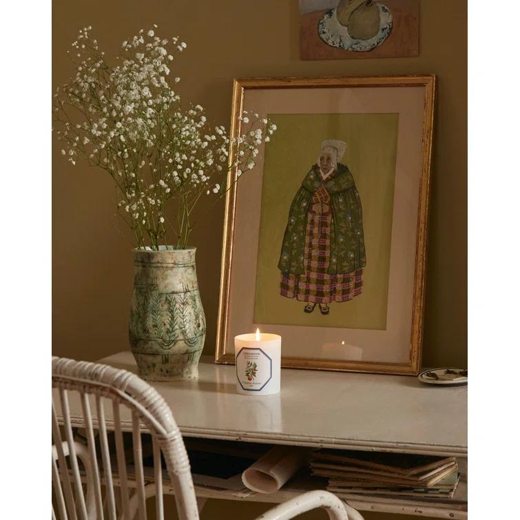 White Citrus Blossom Scented Spring Candle