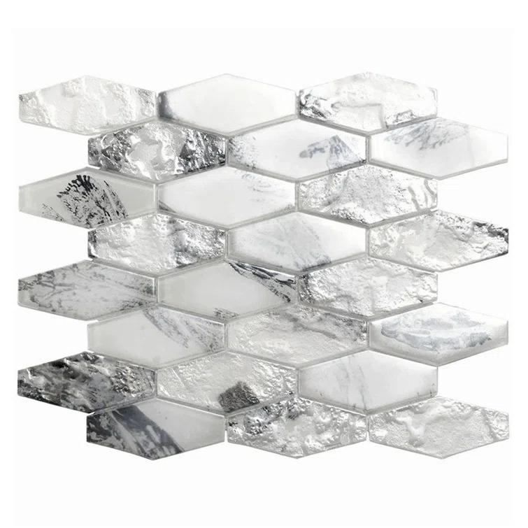 Verre 10.63 In. X 11.7 In. Glass Mosaic Wall And Floor Tile (8.6 Sq Ft/Case) - 10 Pack