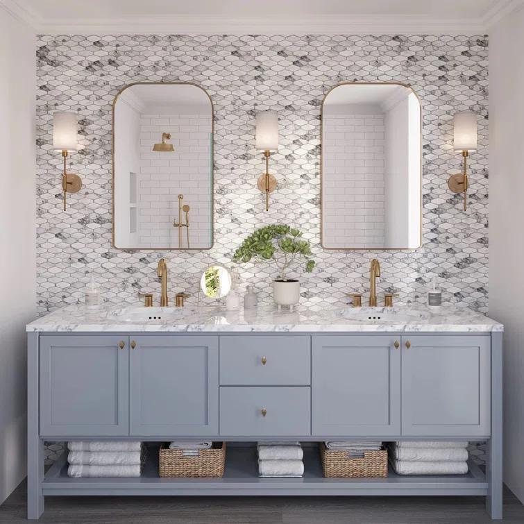 Verre 10.63 In. X 11.7 In. Glass Mosaic Wall And Floor Tile (8.6 Sq Ft/Case) - 10 Pack