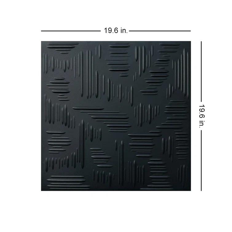 Romanesque Wreath 1.6 ft. x 1.6 ft. Polystyrene Glue-up Ceiling Tile