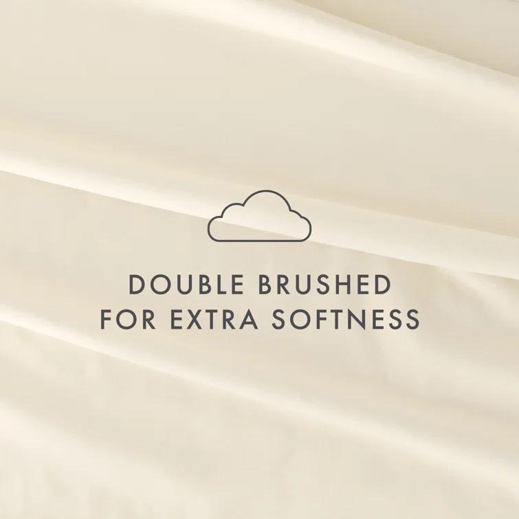 Becky Cameron 1800 Series Double-Brushed Microfiber 4 Piece Sheet Set