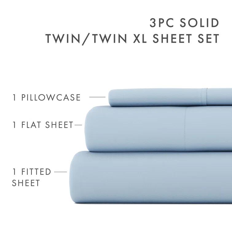 Becky Cameron 1800 Series Double-Brushed Microfiber 4 Piece Sheet Set