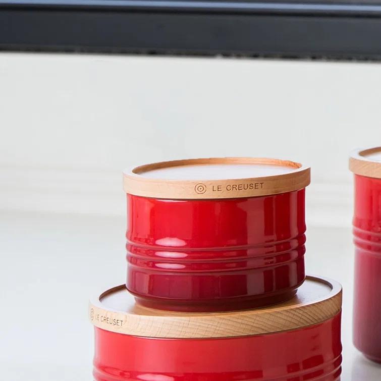 Le Creuset Metallics Kitchen Canister & Reviews | Birch Lane