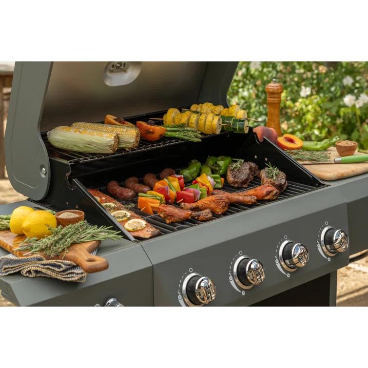 Megamaster 4 - Burner Freestanding Liquid Propane Gas Grill