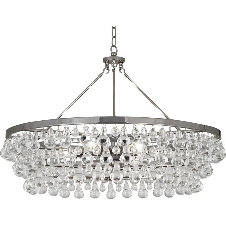 Robert Abbey Bling 6 - Light Dimmable Geometric Chandelier