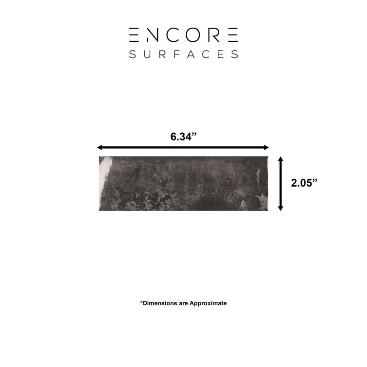 Tennessee 2" x 6" Zellige Subway Wall Tile