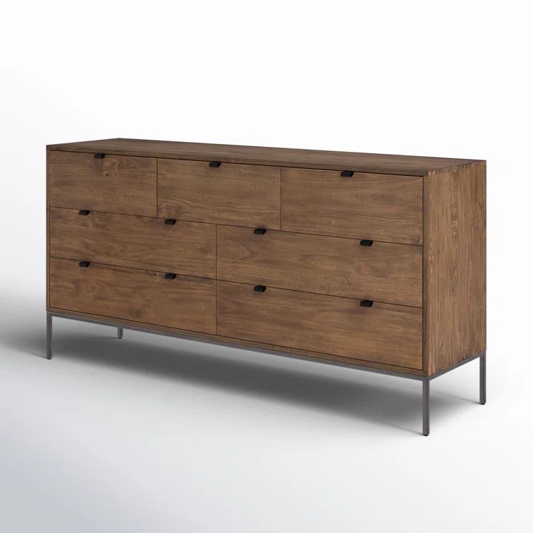 Rosamonde 7-Drawer Dresser - Black