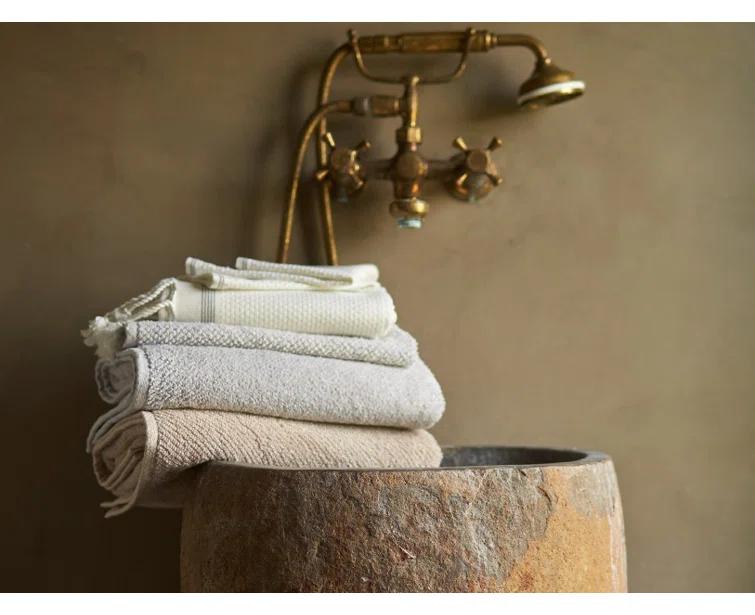 Coyuchi 100% Cotton Terrycloth Bath Towels (Set of 6)