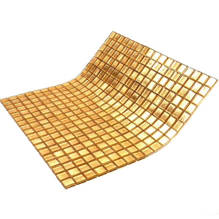 Skosh 0.6" x 0.6" Glass Grid Mosaic Wall & Floor Tile