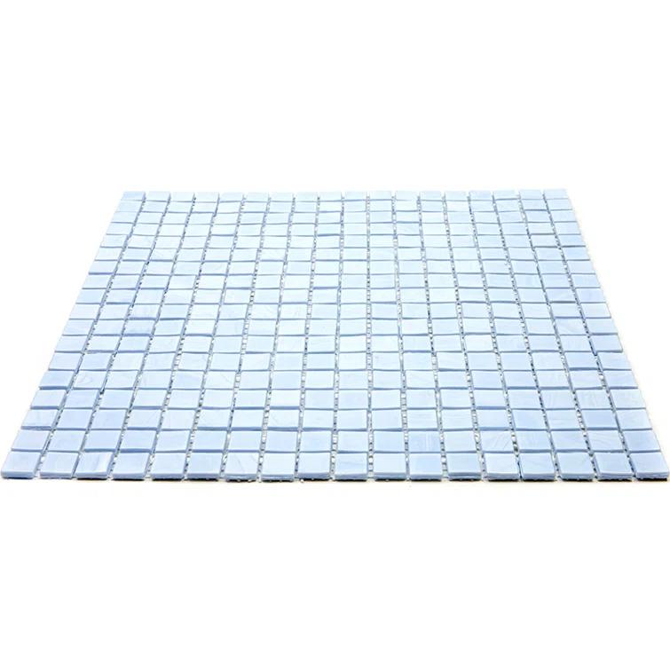 Skosh 0.6" x 0.6" Glass Grid Mosaic Wall & Floor Tile