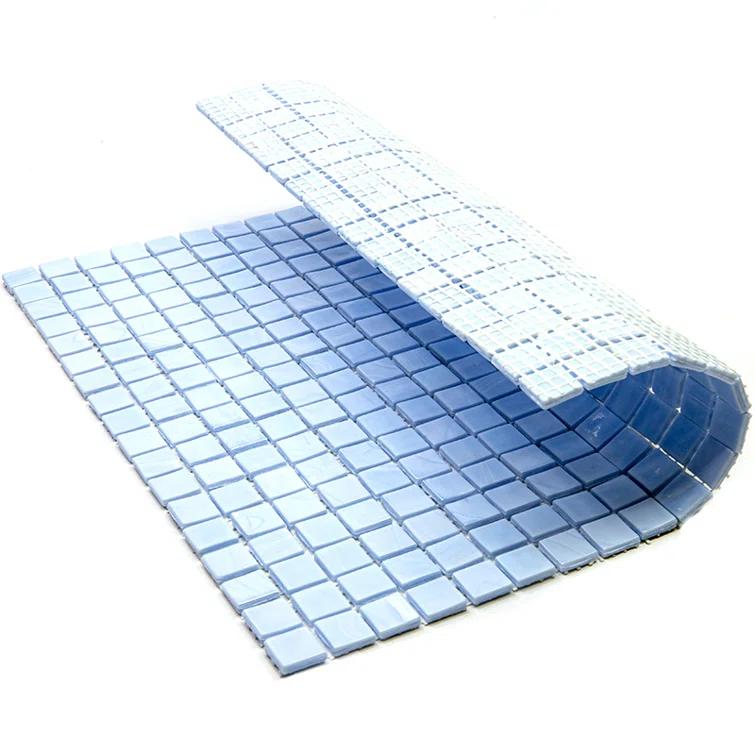 Skosh 0.6" x 0.6" Glass Grid Mosaic Wall & Floor Tile