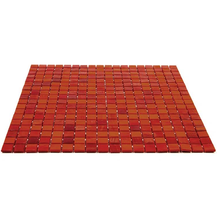 Skosh 0.6" x 0.6" Glass Grid Mosaic Wall & Floor Tile