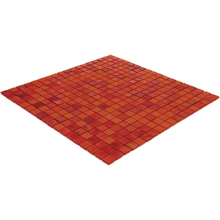 Skosh 0.6" x 0.6" Glass Grid Mosaic Wall & Floor Tile