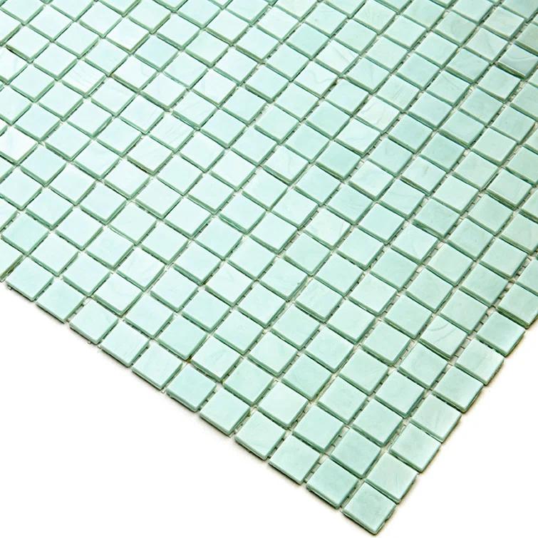 Skosh 0.6" x 0.6" Glass Grid Mosaic Wall & Floor Tile