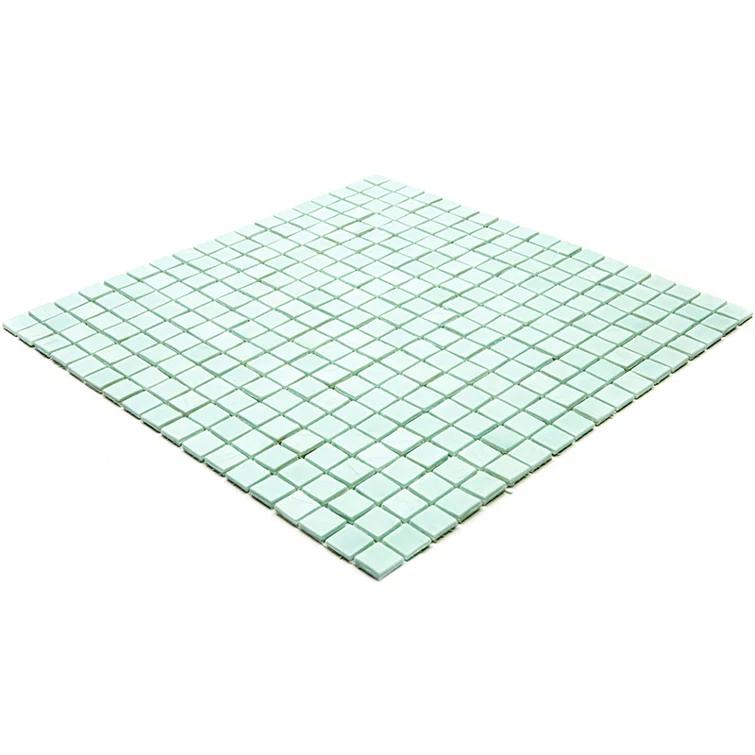 Skosh 0.6" x 0.6" Glass Grid Mosaic Wall & Floor Tile