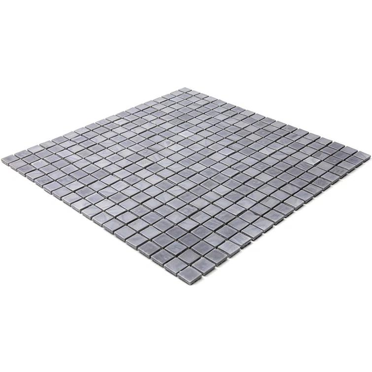 Skosh 0.6" x 0.6" Glass Grid Mosaic Wall & Floor Tile