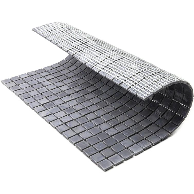Skosh 0.6" x 0.6" Glass Grid Mosaic Wall & Floor Tile
