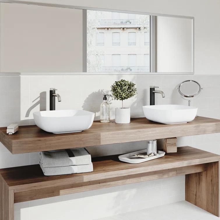 Lexington 10" H Single Handle Vessel Sink Bathroom Faucet