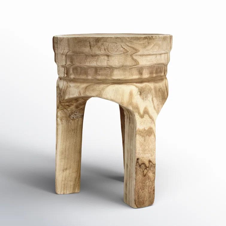 Everdeen Solid Wood Accent Stool