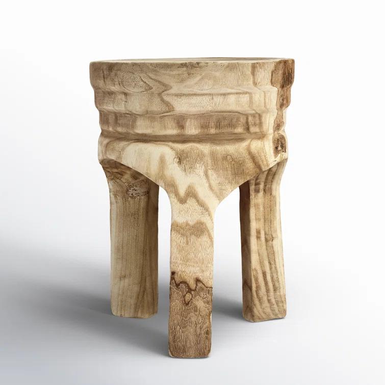 Everdeen Solid Wood Accent Stool